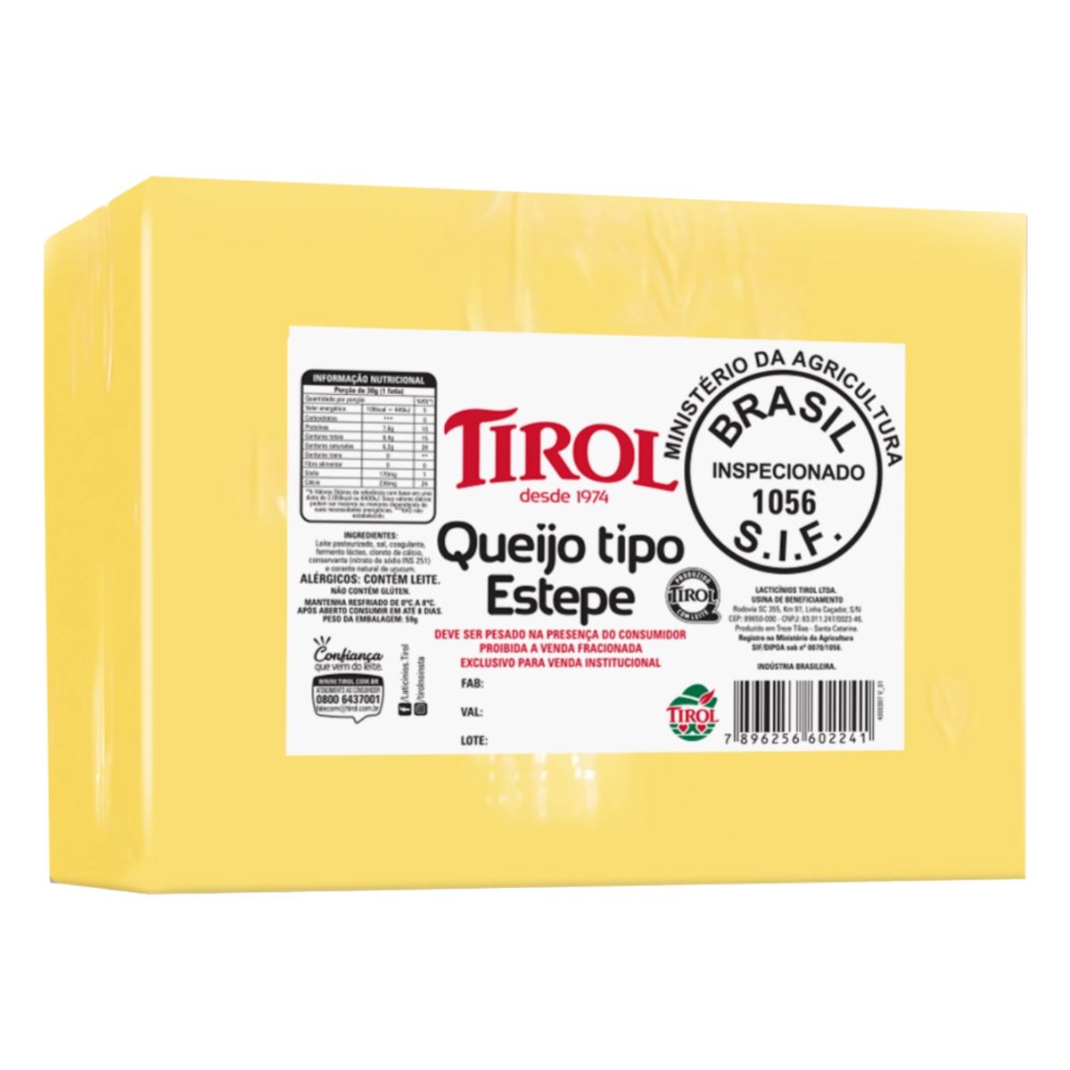 Queijo Estepe Tirol 20kg
