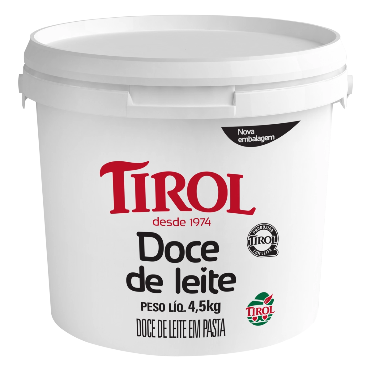 Doce De Leite Pastoso Tirol Balde 4,5kg
