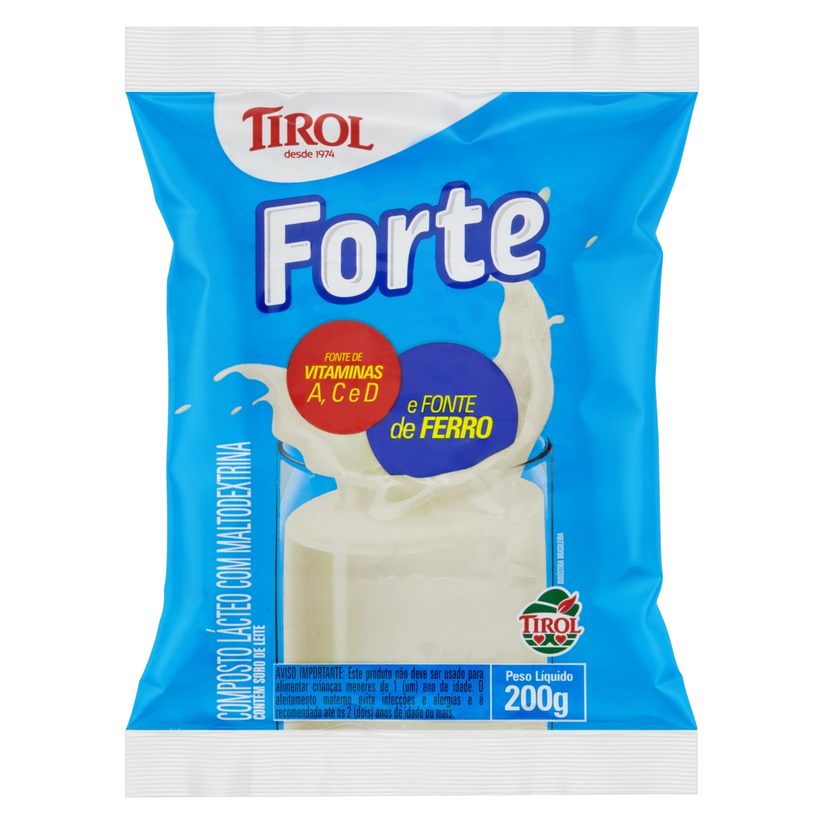 Composto Lácteo Tirol Forte Pacote 200g