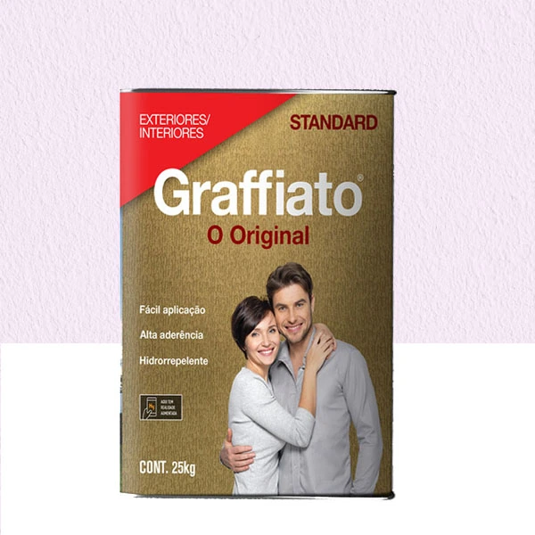 Textura Graffiato Riscado Standard Branco Natural 25Kg