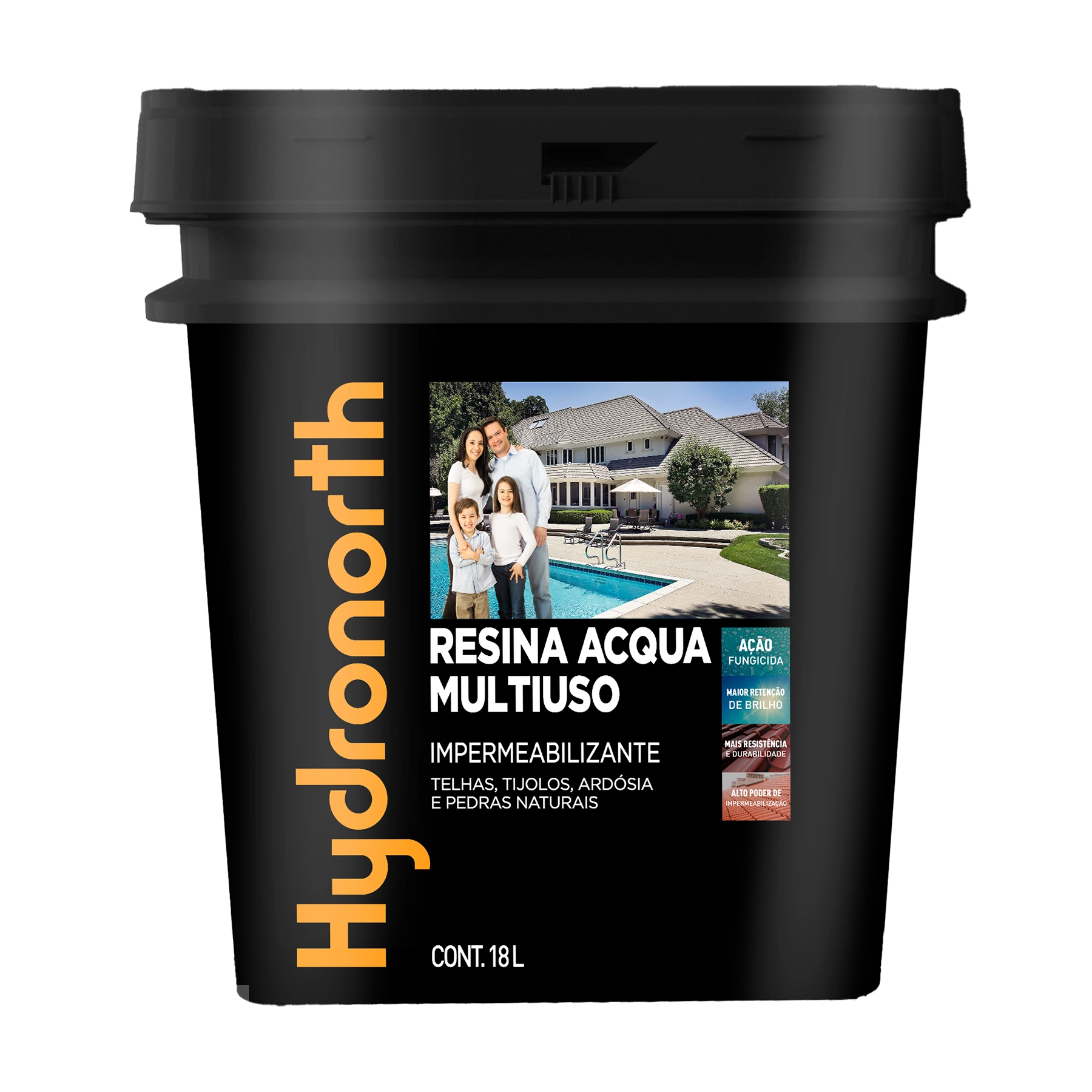 Resina Multiuso Acqua Color Pérola 18L Hydronorth