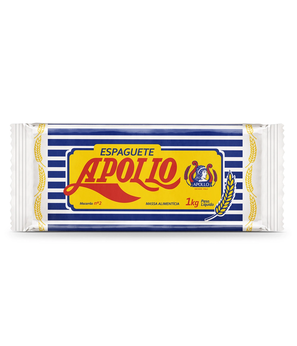 Macarrão Apollo 1kg Espag Comum