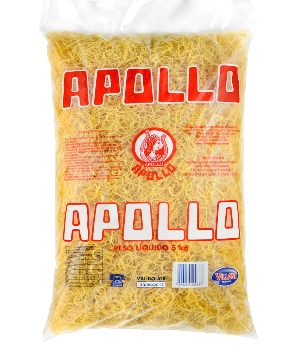 Macarrão Apollo 5kg Comum