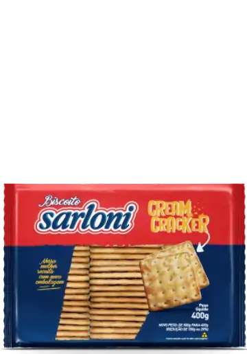 Bisc Sarloni 400g Cream Cracker Manteiga