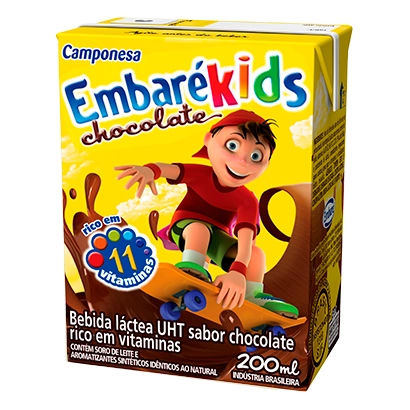 Bebida Láctea Embarékids Chocolate ? 200ml