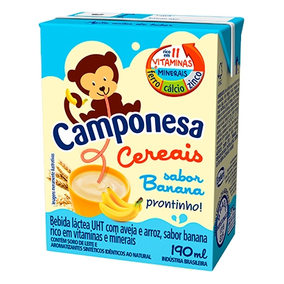 Bebida Láctea Camponesa Cereais Banana ? 190ml