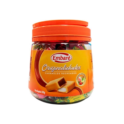Caramelos Recheados Sortidos ? 500g Embaré