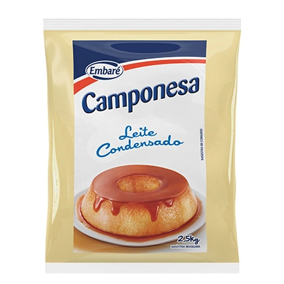 Leite Condensado Bag Camponesa Food Service 2,5kg