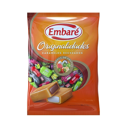 Caramelos Recheados Sortidos ? 600g Embaré