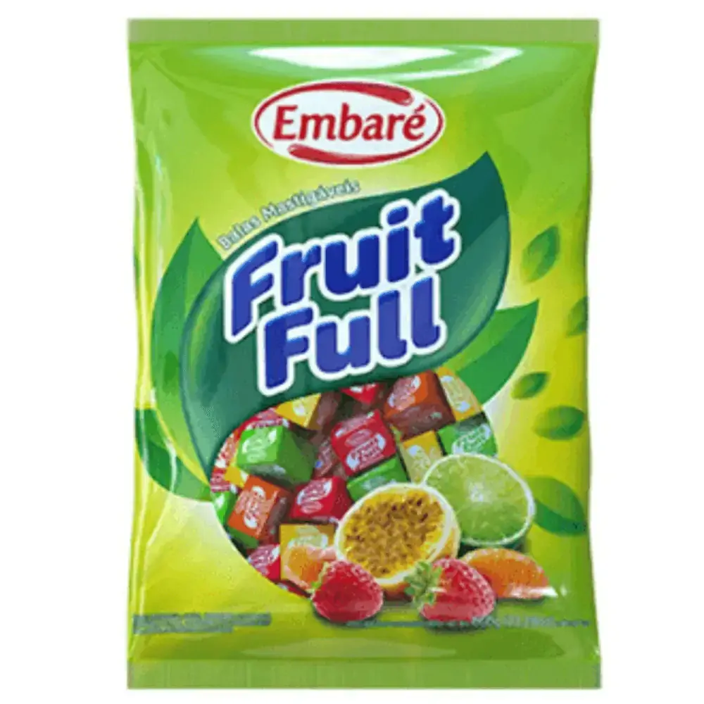 Balas Mastigáveis Fruit Full – 660g Embaré
