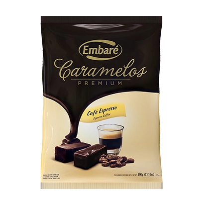 Caramelo Premium De Leite Sabor Café ? 600g Embaré