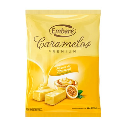 Caramelo De Leite Sabor Mousse De Maracujá ? 600g Embaré
