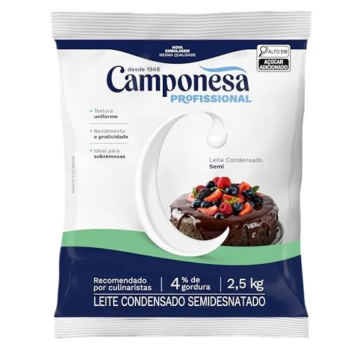 Leite Cond Semidesnat Camp 2,5kg