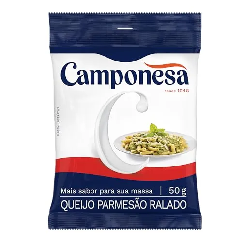 Queijo Parmesão Ralado Camponesa Pacote 50g