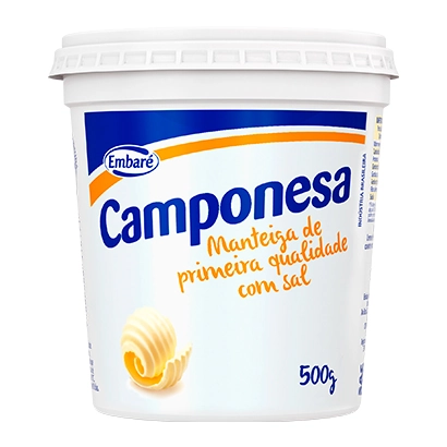Manteiga Com Sal Camponesa ? 500g