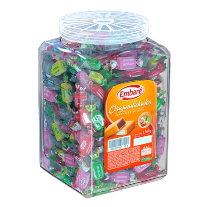 Caramelos Recheados Sortidos ? 1,5kg Embaré