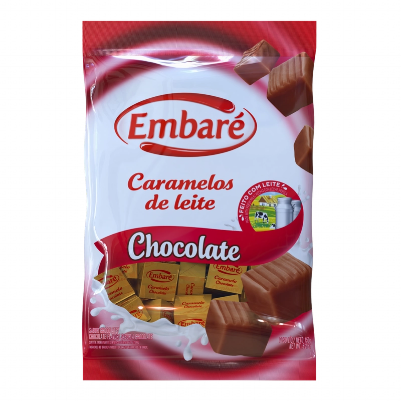 Bala Embare Caramelos 150g Chocolate