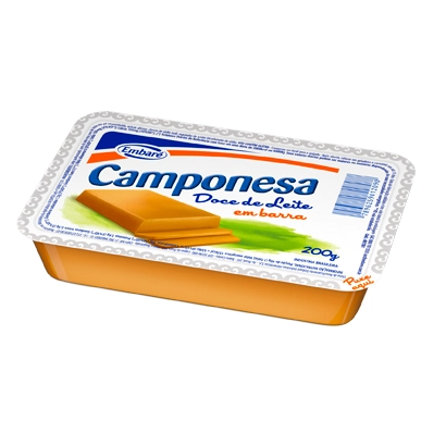 Doce De Leite Camponesa Barra ? 200g