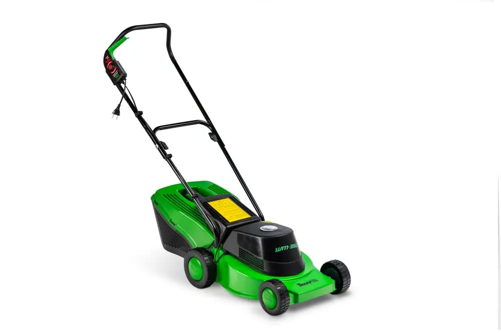 Cortador De Grama Elétrico Wm-350 1800w Monofásico 127v Com Recolhedor Trapp