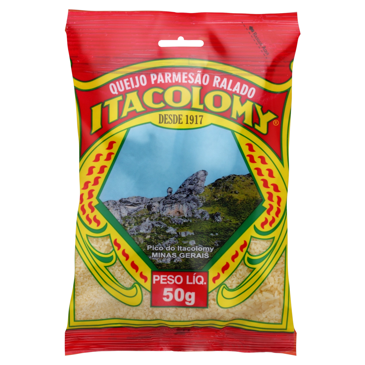 Queijo Parmesão Ralado Itacolomy Pacote 50g
