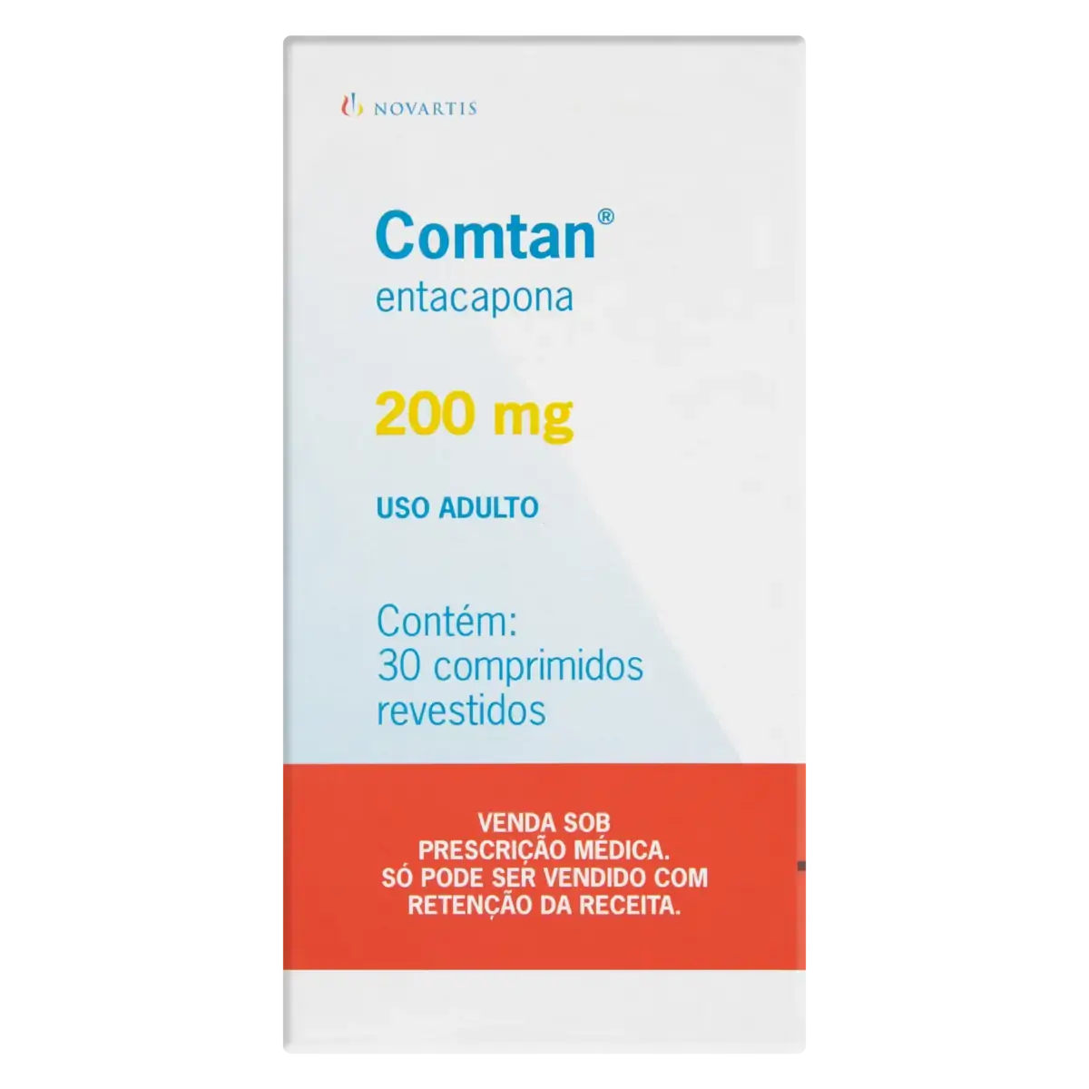 Comtan 200mg Novartis Caixa 30 Comprimidos Revestidos