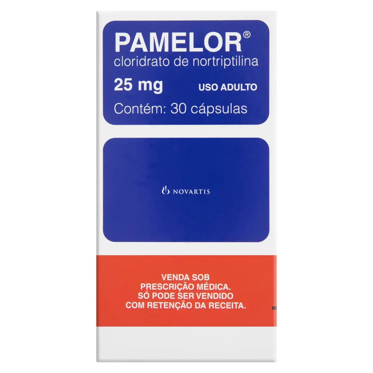 Pamelor 25mg Novartis Caixa 30 Cápsulas
