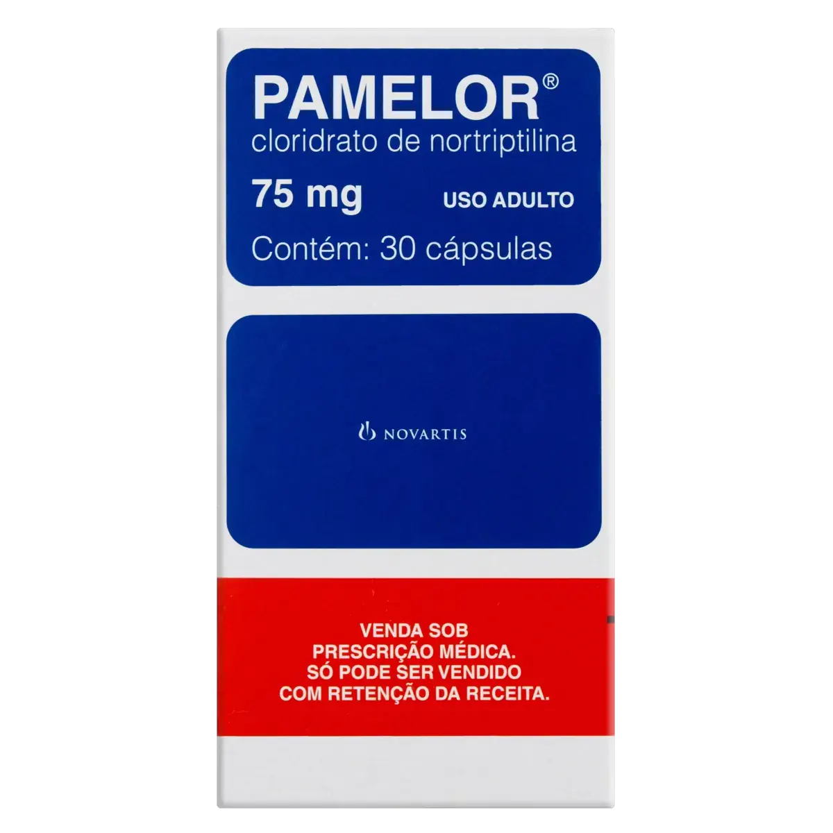 Pamelor 75mg Novartis Caixa 30 Cápsulas