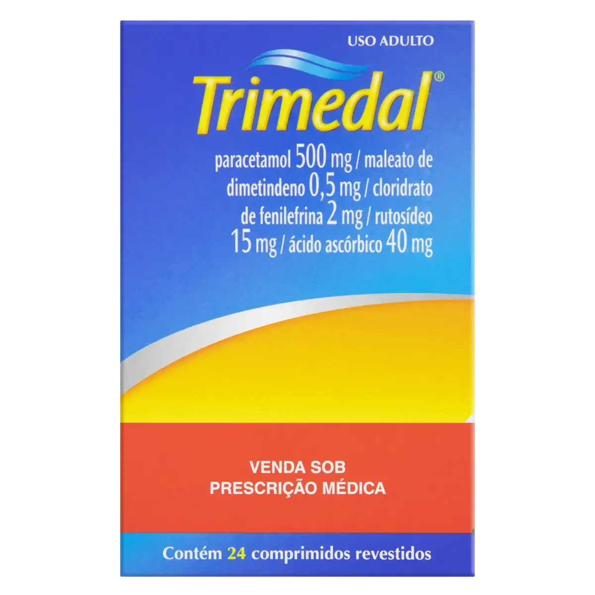 Trimedal Gsk Caixa 24 Comprimidos Revestidos