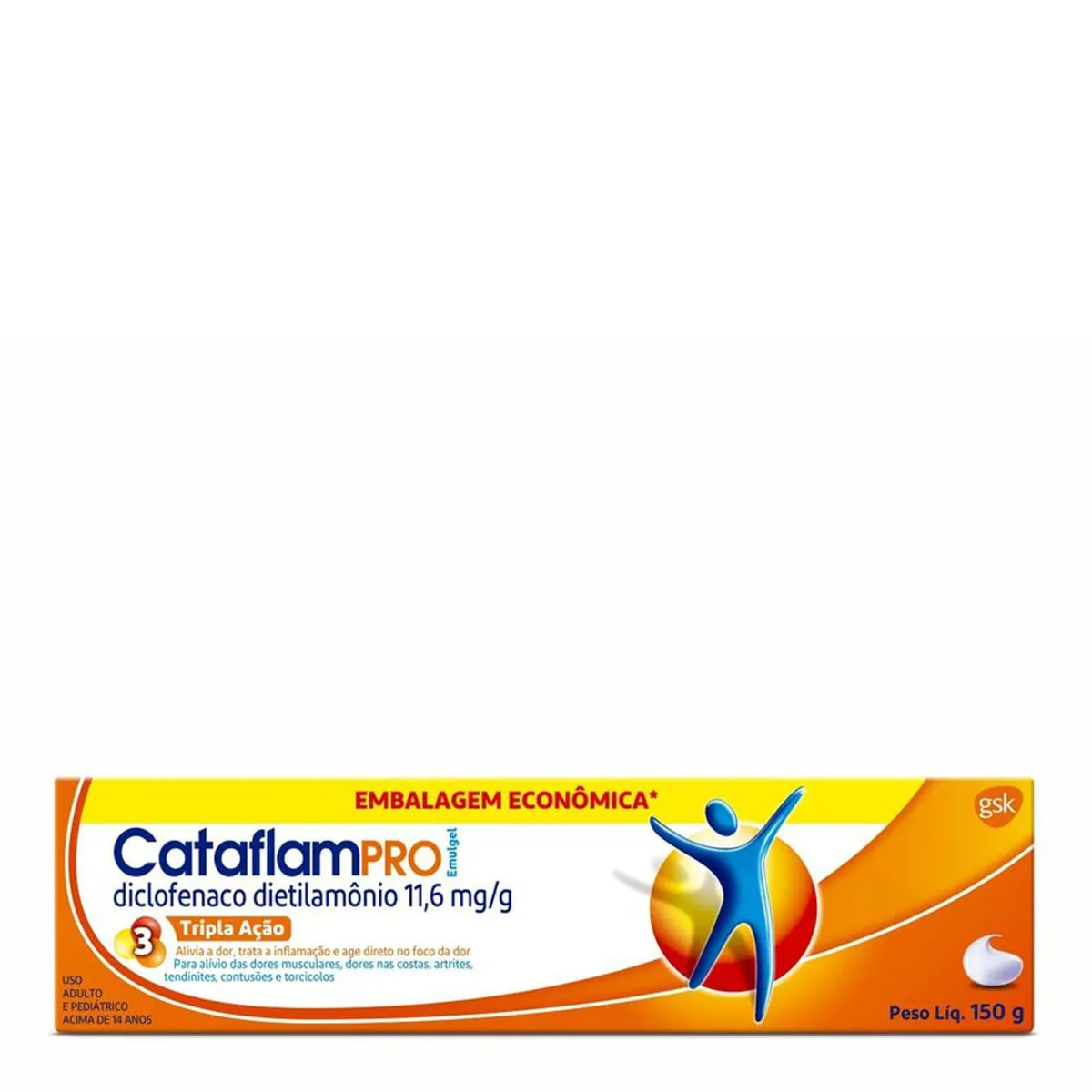 Cataflampro 11,6mg/g Gsk Caixa 150g
