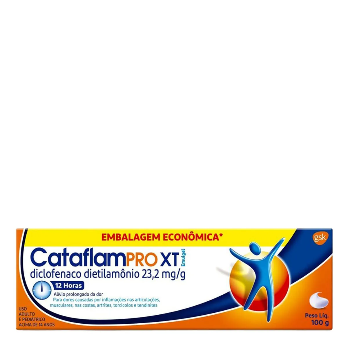 Cataflampro Xt Caixa 100g Gel Embalagem Econômica