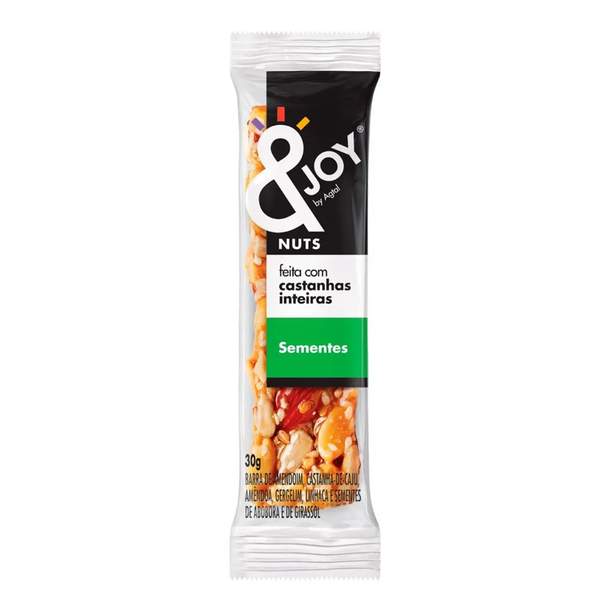 Barra De Nuts Sementes Joy Pacote 30g