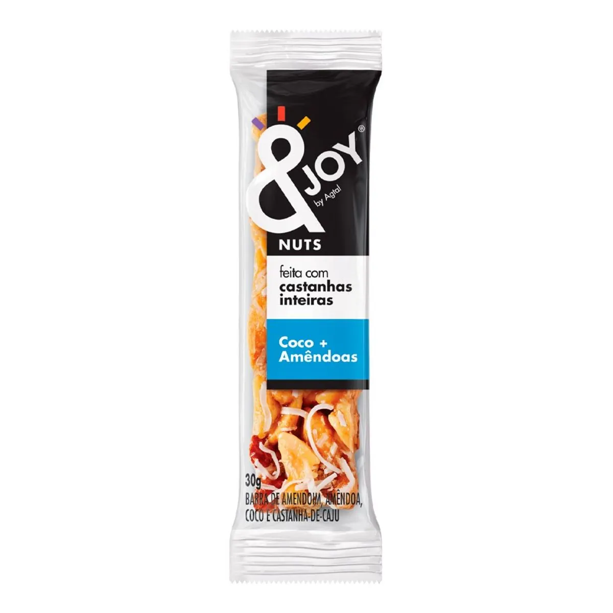 Barra de Nuts Coco e Amêndoas &Joy 30g