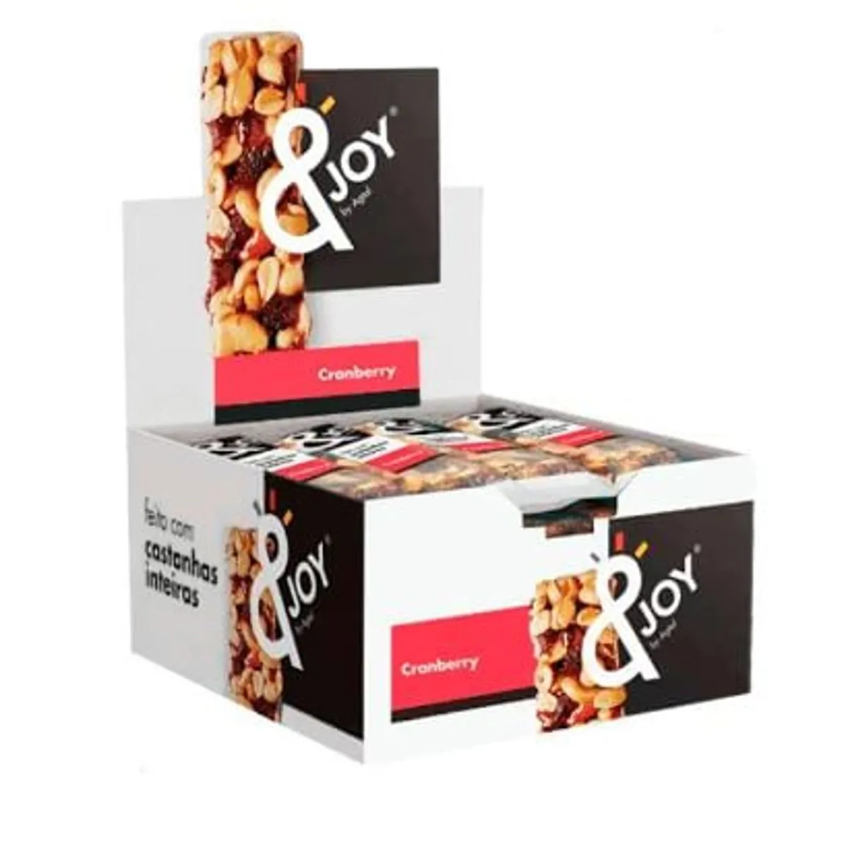 Barra De Cereal Mixed Nuts Cranberry 12unidade X