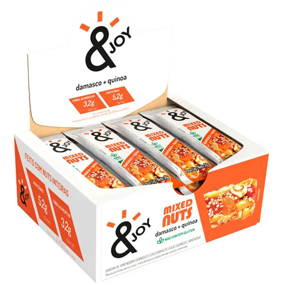Barra Nuts Damasco E Quinoa Lacomex Industria