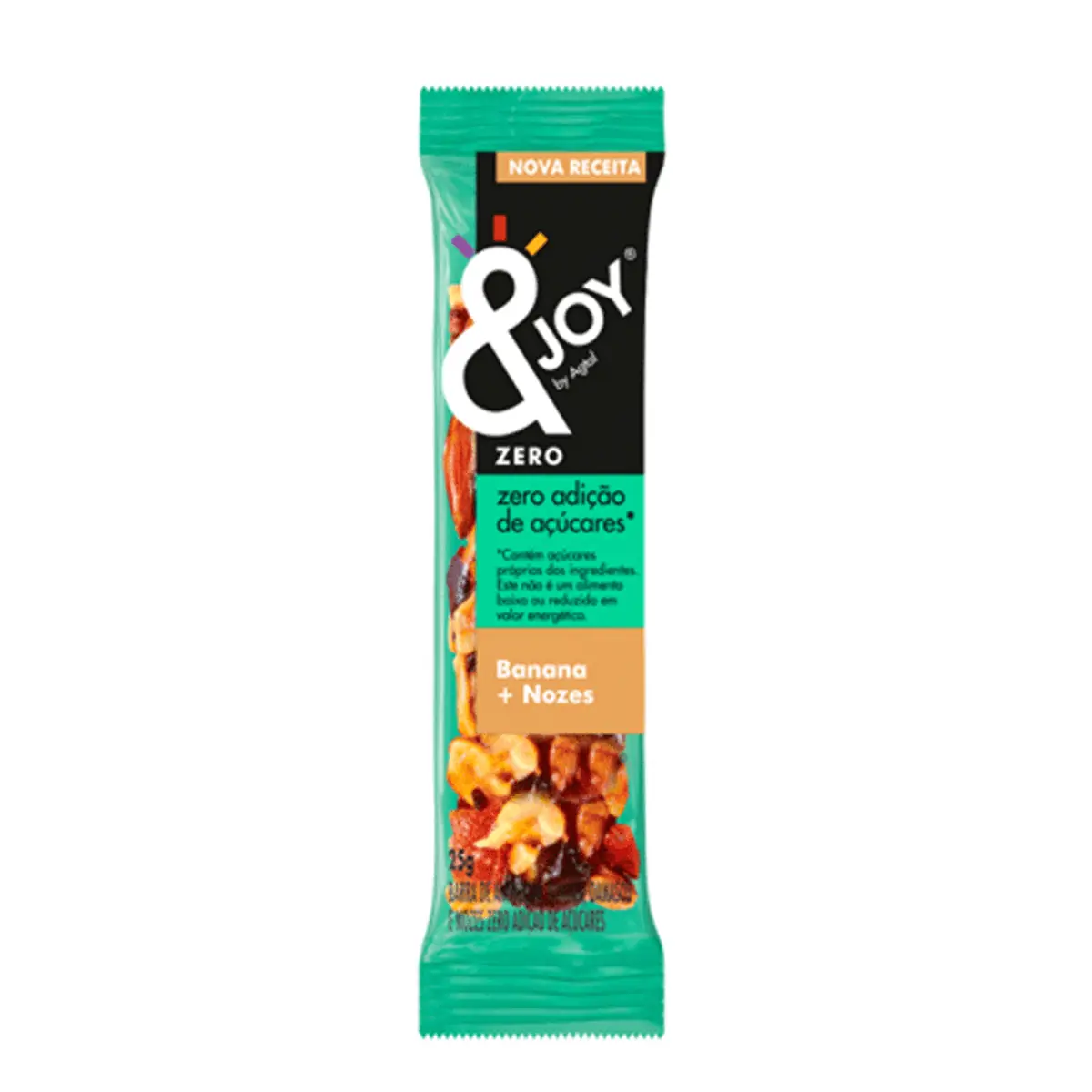 Barra De Nuts Banana, Damasco E Nozes Joy Pacote 25g
