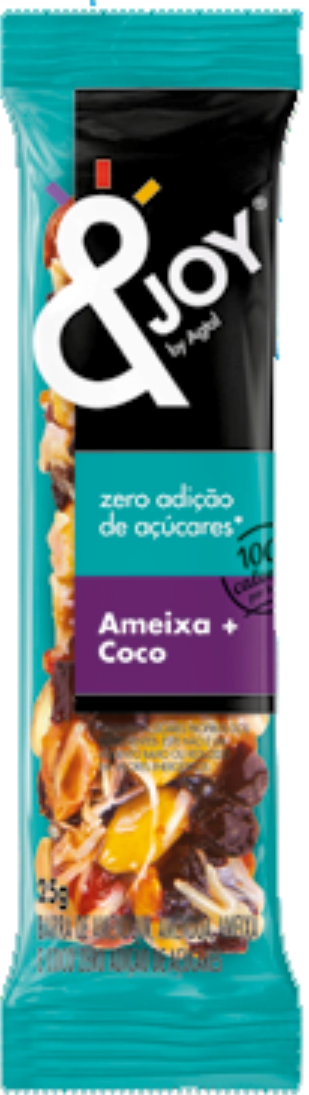 Barra de Nuts Zero Açúcar Ameixa Coco 25g - &Joy