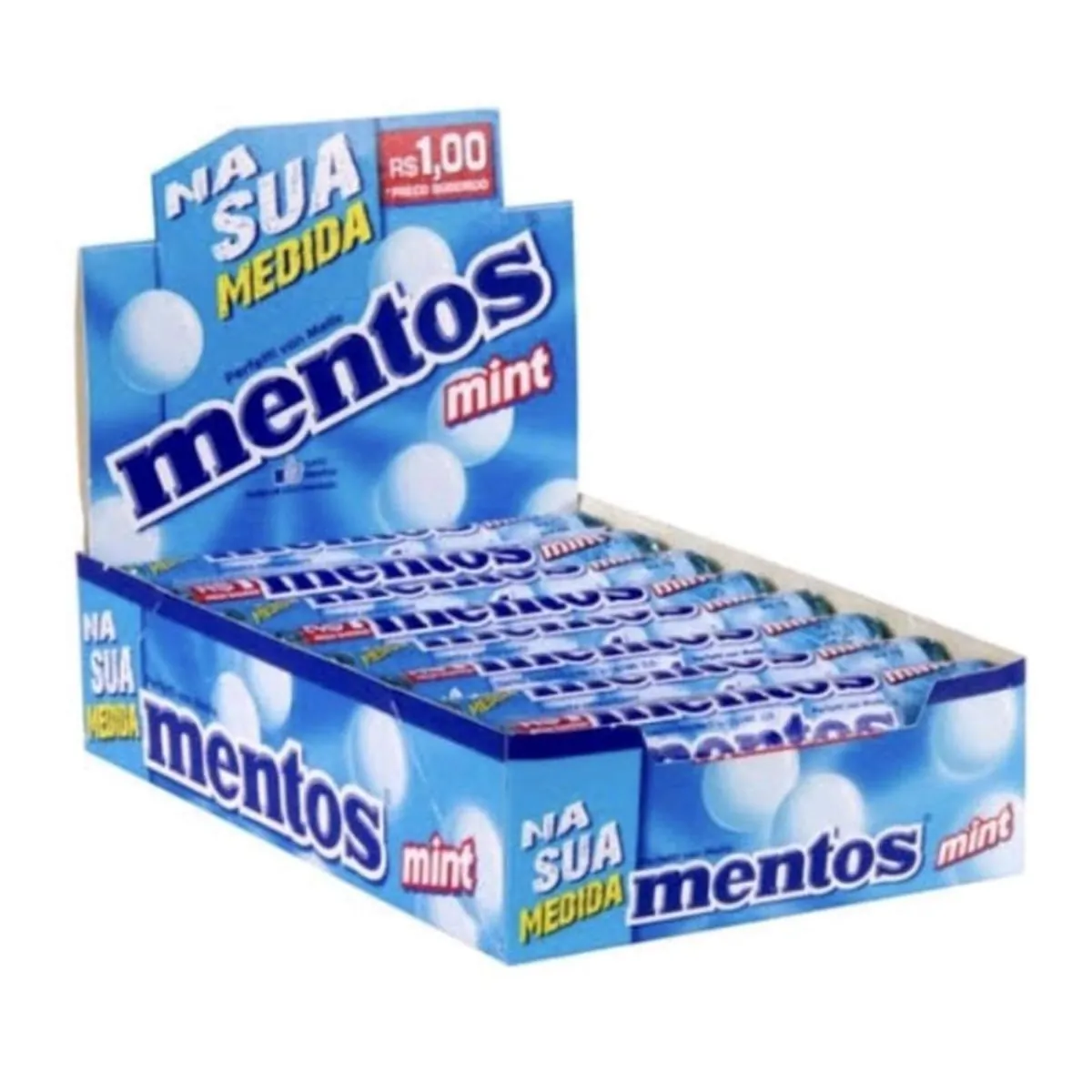 Confeito Sabor Menta MENTOS 38g