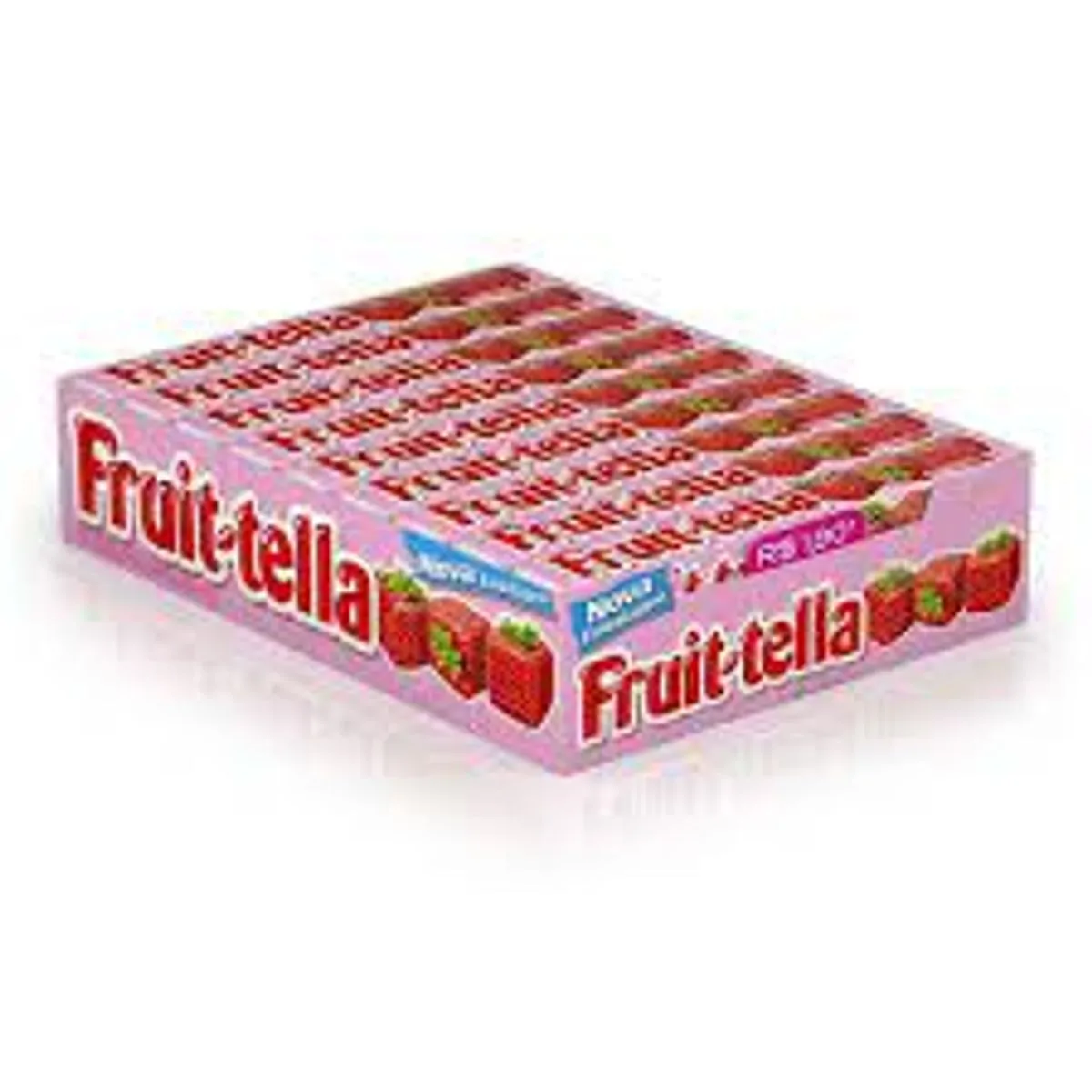 Fruittella Mastigável Natural Morango 16unidade X
