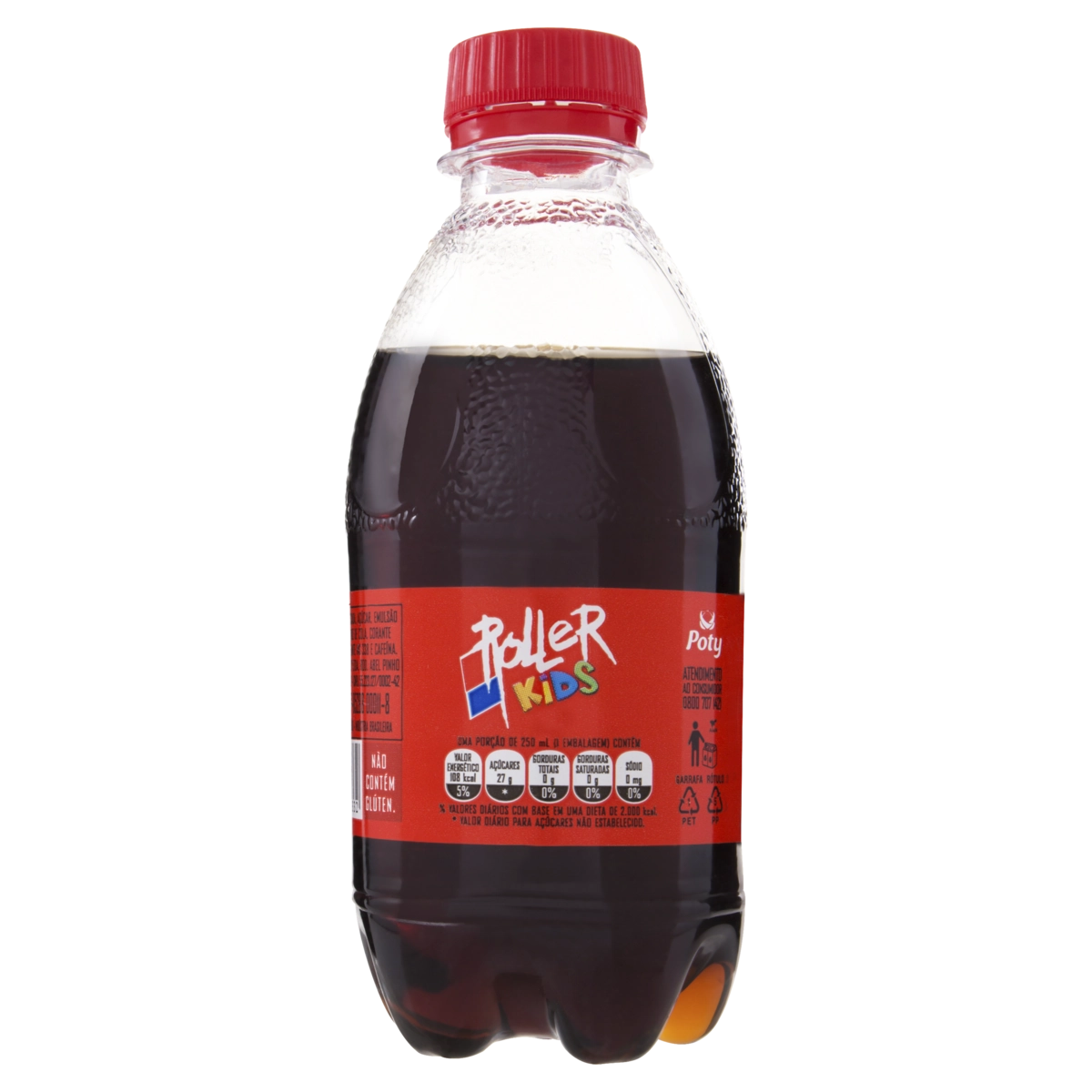 Refrigerante Cola Roller Kids Garrafa 250ml