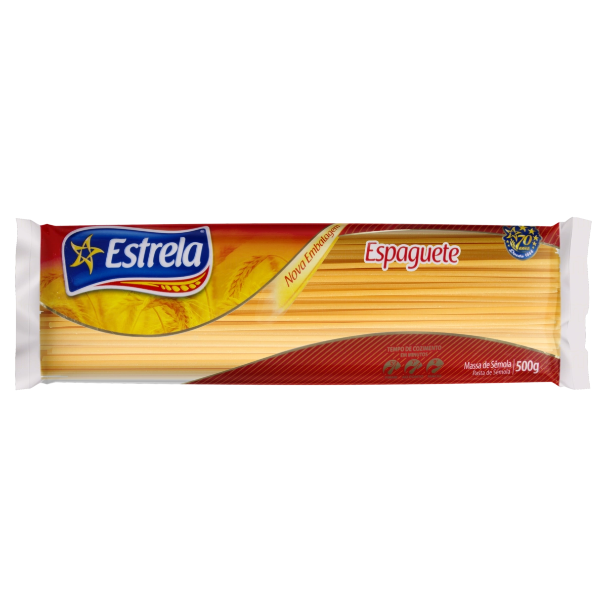 Macarrão De Sêmola Espaguete Estrela Pacote 500g