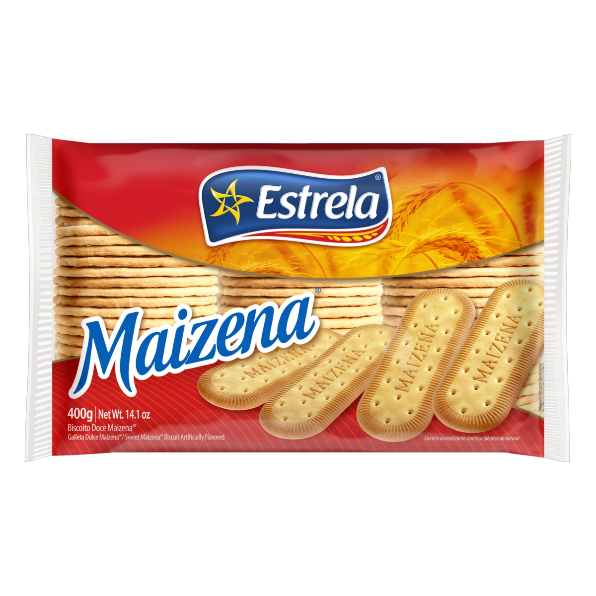 Biscoito Maisena Estrela Pacote 400g