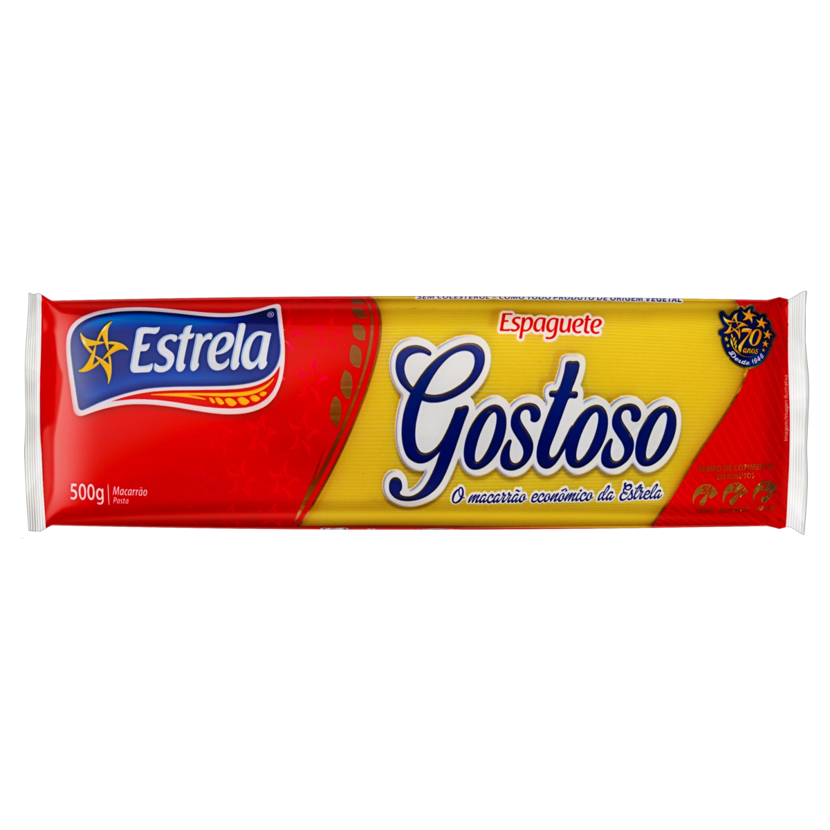 Macarrão De Sêmola Espaguete Estrela Gostoso Pacote 500g