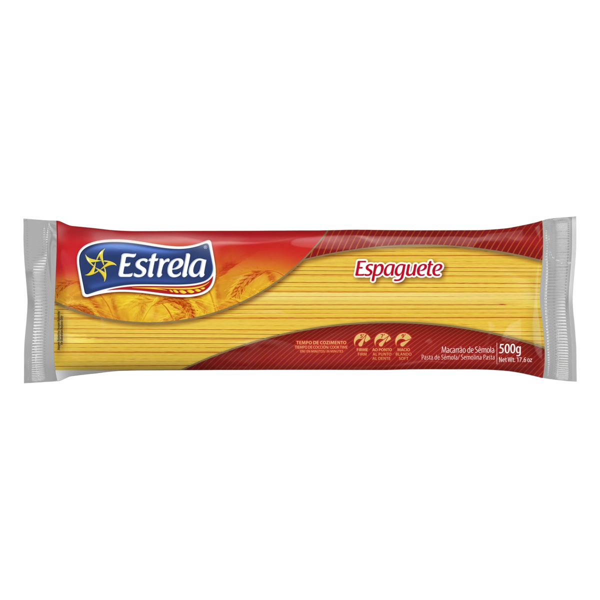 Macarrão De Sêmola Espaguete Estrela Pacote 500g