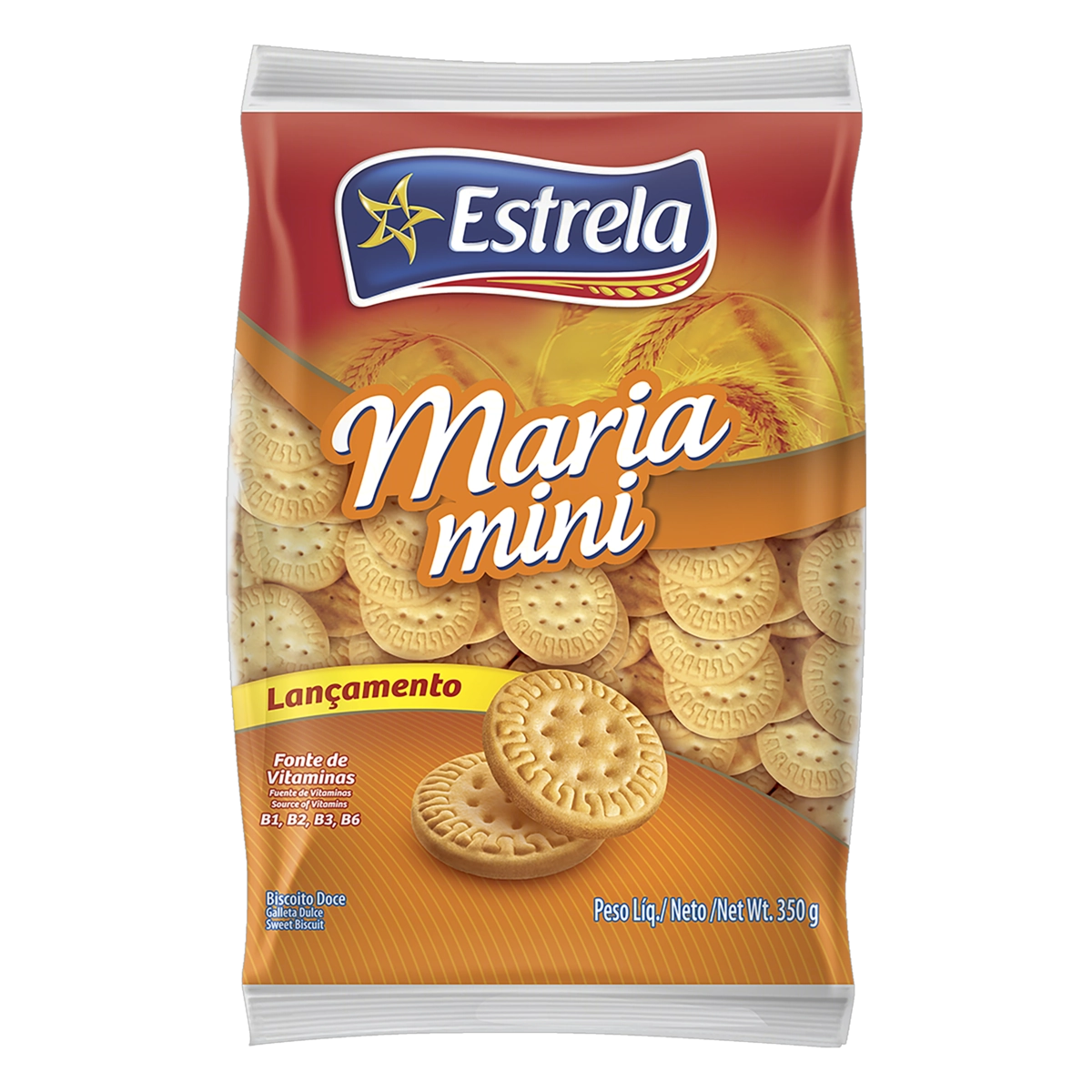 Minibiscoito Maria Estrela Pacote 350g