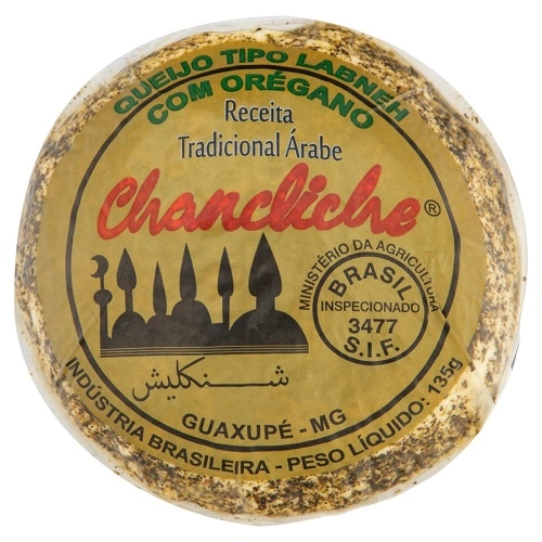 Queijo Tipo Árabe com Orégano e Zattar Integral Chancliche President 135g