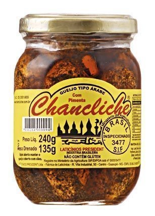 Chancliche com Pimenta no Óleo PRESIDENT Vidro 135g