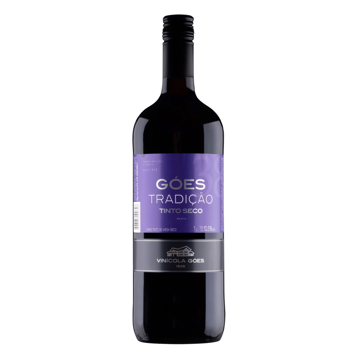 Vinho Brasileiro Tinto Seco Góes Tradição Bordô São Roque Garrafa 1l
