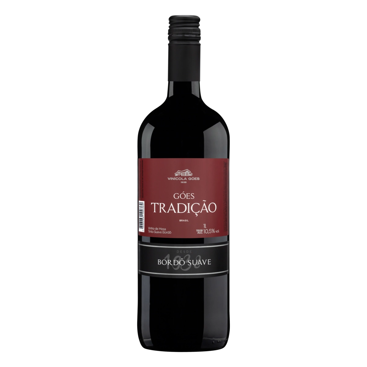 Vinho Brasileiro Tinto Suave Góes Tradição Bordô São Roque Garrafa 1l