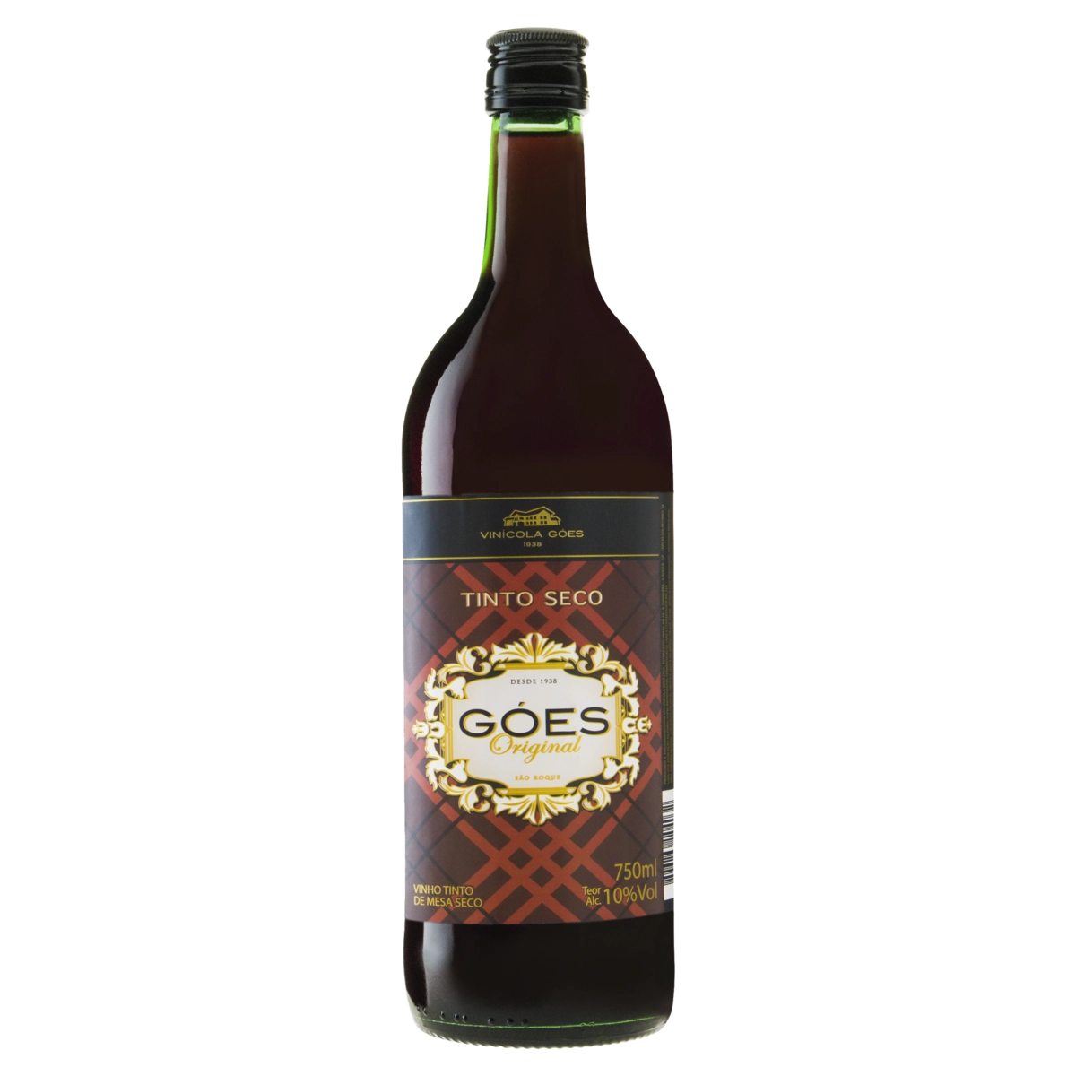 Vinho Brasileiro Tinto Seco Original Góes Bordô Isabel São Roque Garrafa 900ml