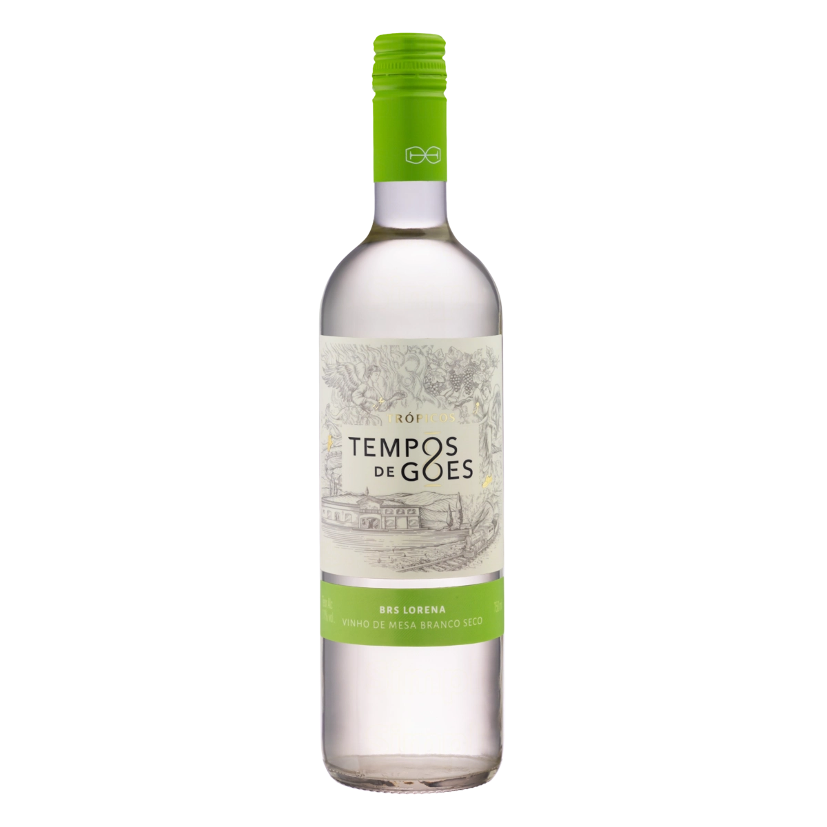 Vinho Brasileiro Branco Seco Trópicos Tempos De Góes Lorena Garrafa 750ml